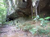 00395-1912 Cliff overhang at entrance to Racer Cave - Photo by GKS